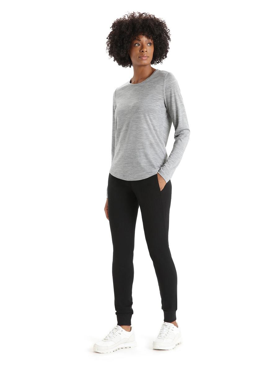 Long Sleeve Icebreaker Merino Sphere II T-Shirt Femme Grise | FR 1643AHKP